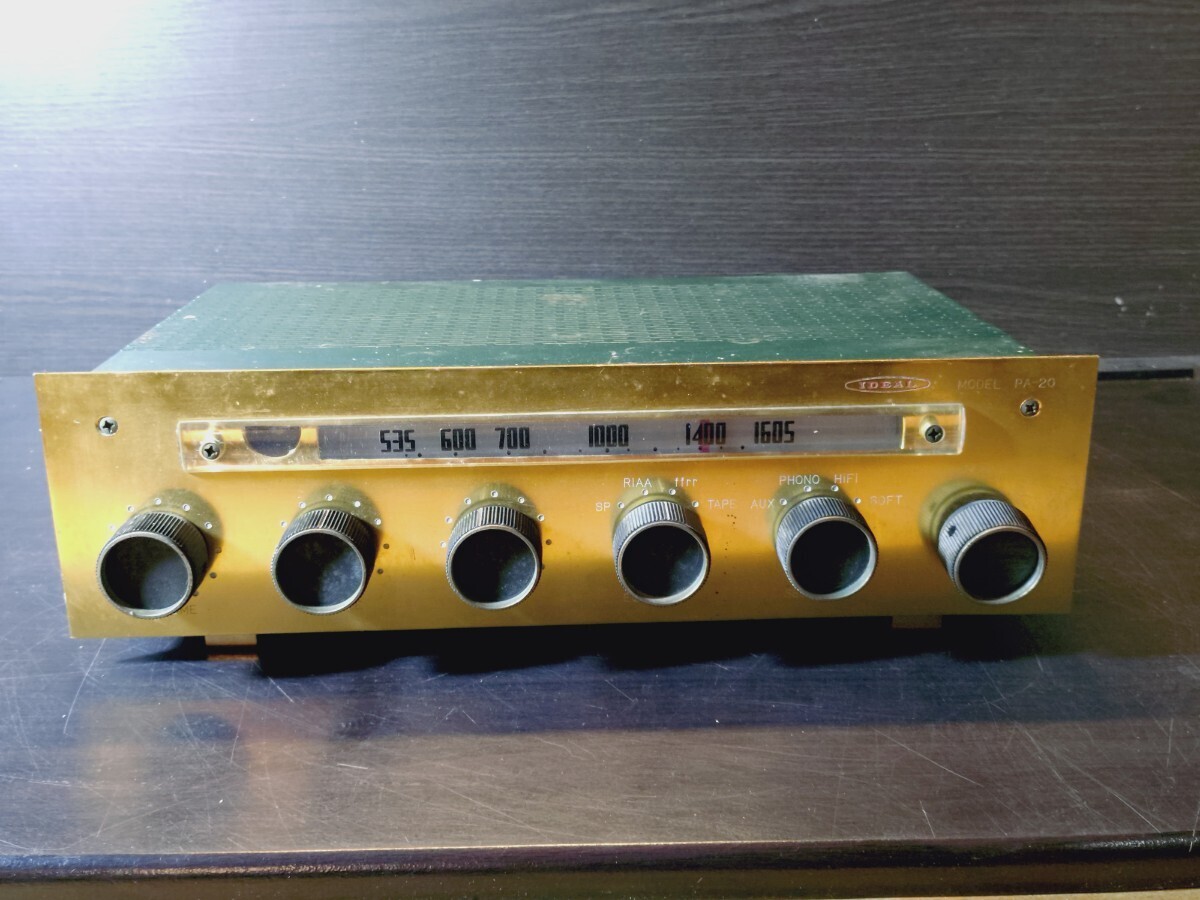 IDEAL PA―20 ラジオチューナー ジャンク