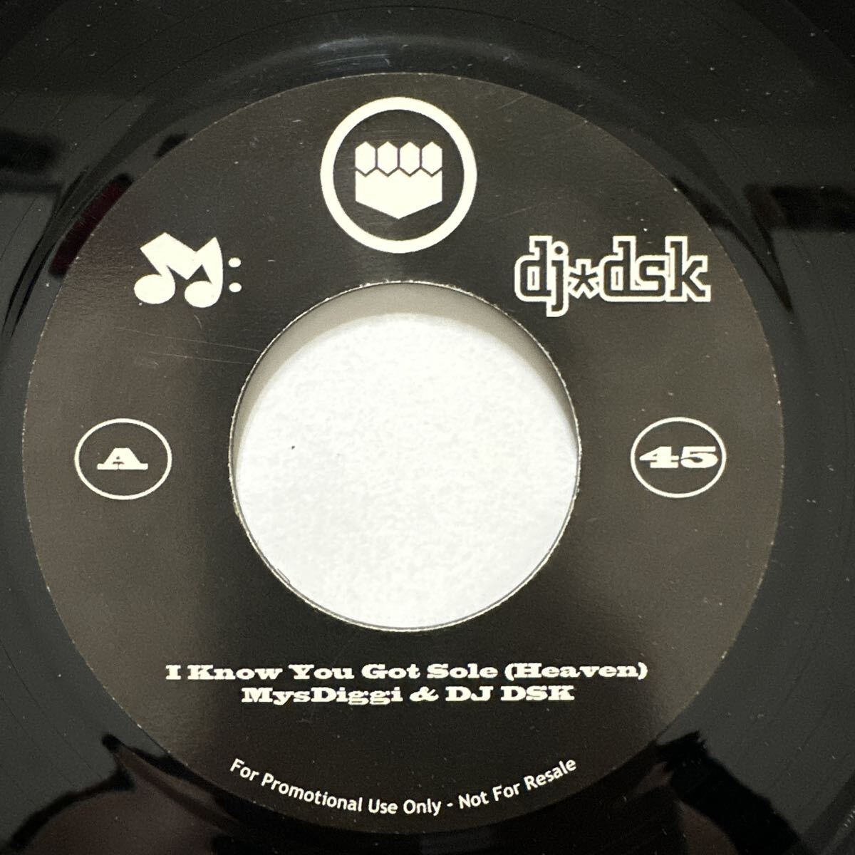 HIPHOP 45S Eric&RakimカヴァーMysDiggi & DJ DSK I Know You Got Sole (Heaven) 7インチ レコード