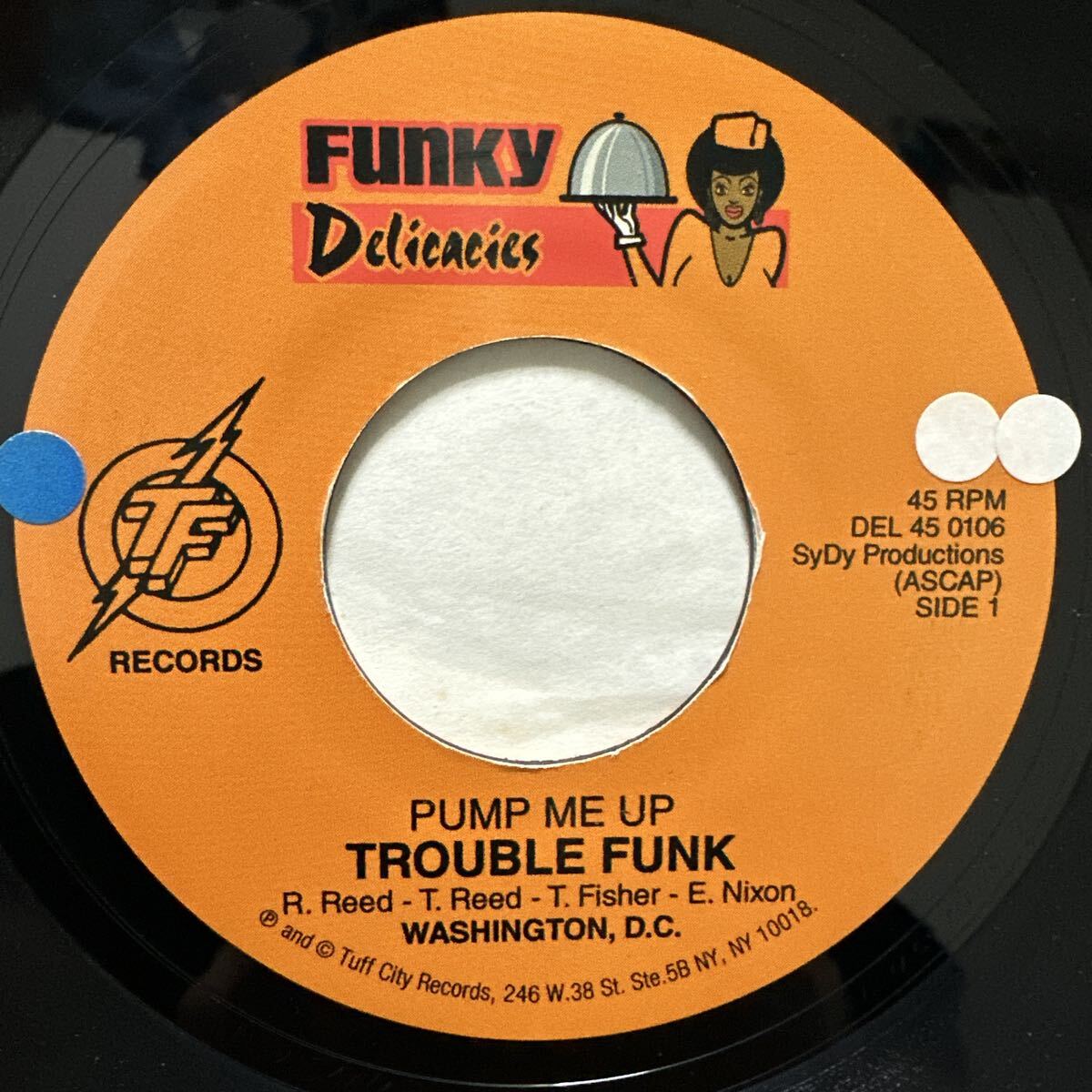 HIPHOP 45S TROUBLE FUNK PUMP ME UP FUNKY Delicacies 45 RPM レコード