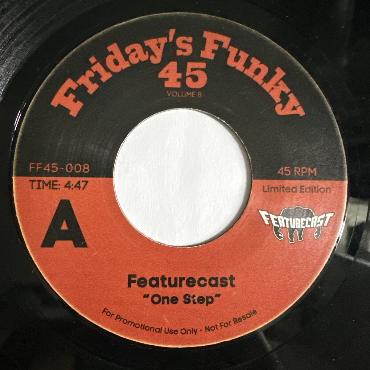 HIPHOP 45s Friday's Funky 45 Volume 8 Featurecast One Step 45 RPM (Aretha Franklin One Step Ahead Edit)