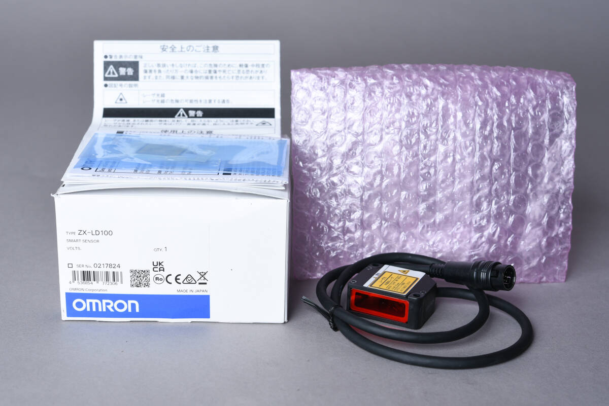 【SBCB/G】6203 OMRON オムロン　ZX-LD100 スマートセンサ レーザ変位センサ　レーザーセンサー　動作未確認　ジャンク