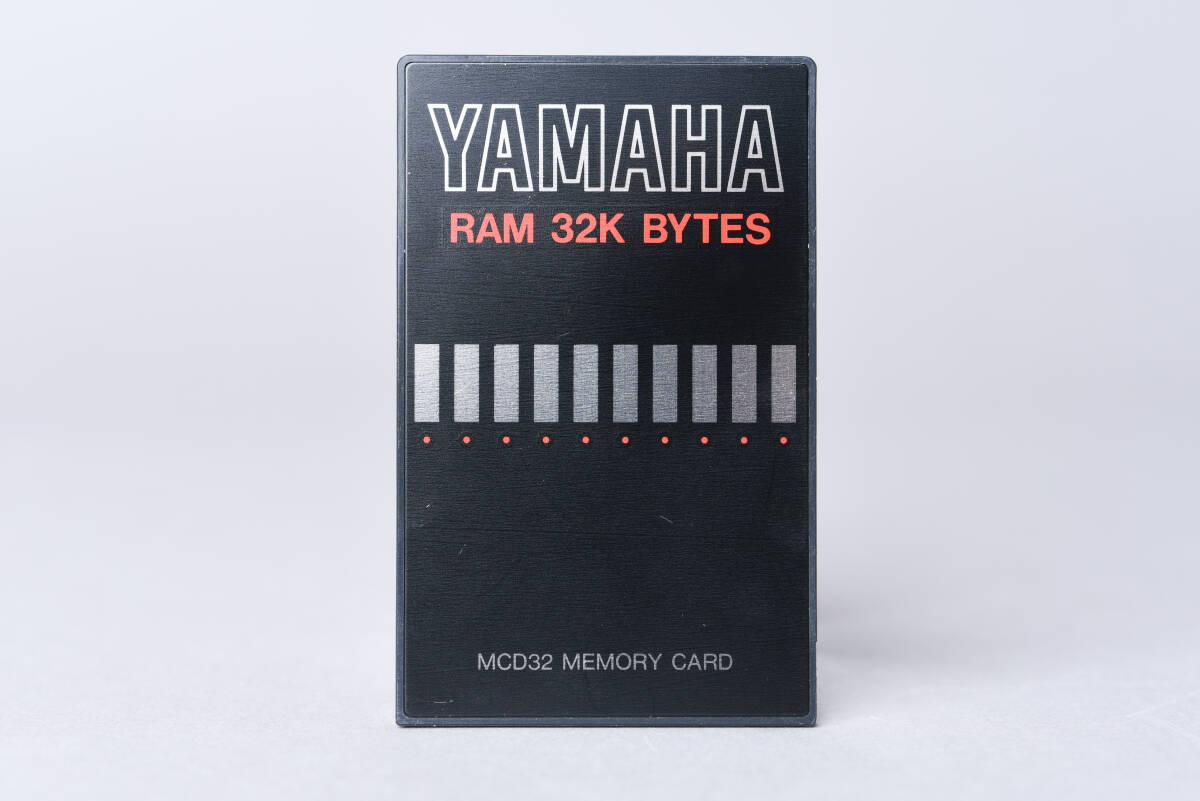 【SBCB/G】6206 YAMAHA　MCD32 MEMORY CARD　メモリーカード　RAM 32K BYTES　ジャンク
