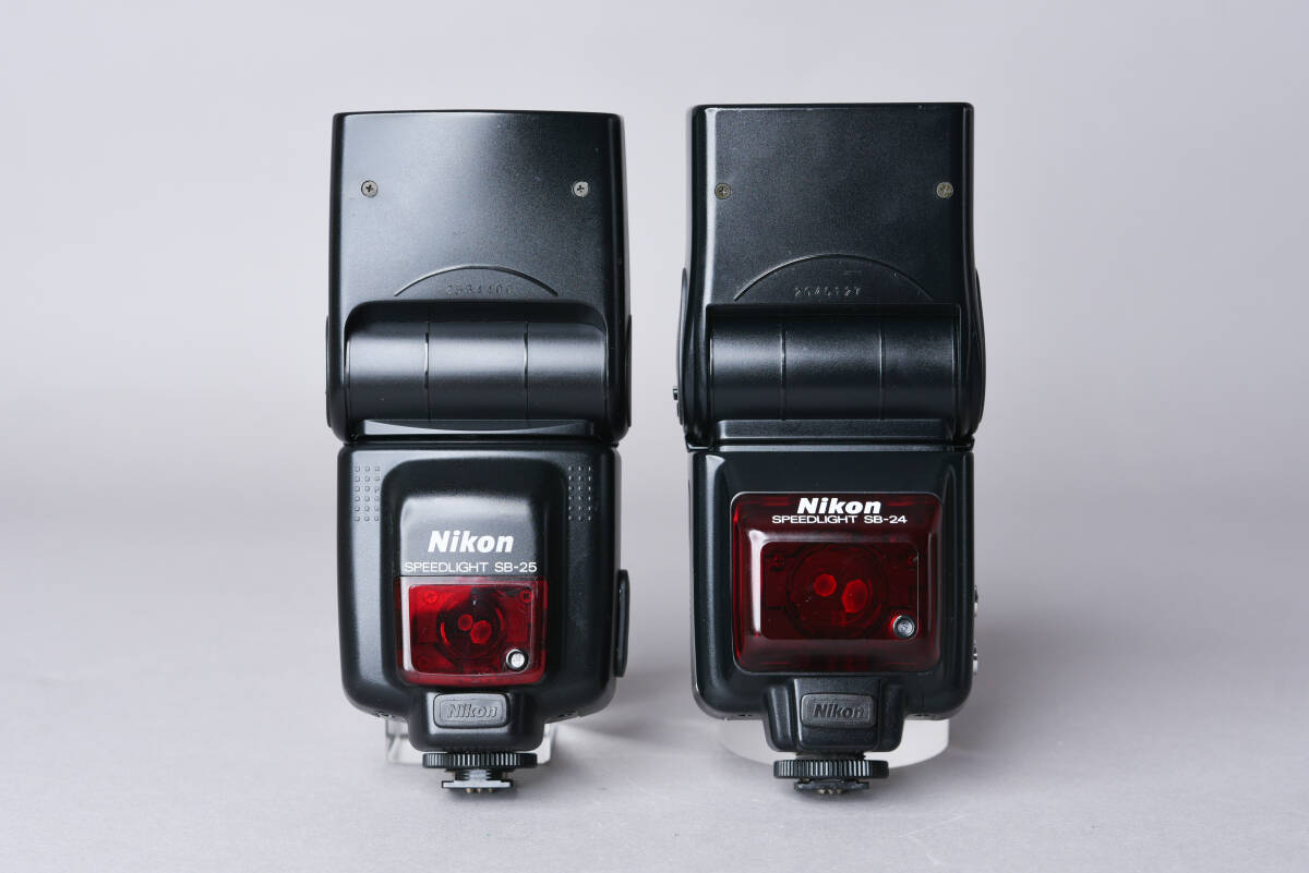 【SBCB】6214 ニコン Nikon SPEEDLIGHT SB-24・SB-25 ストロボ フラッシュ 2台　動作確認済み　現状品