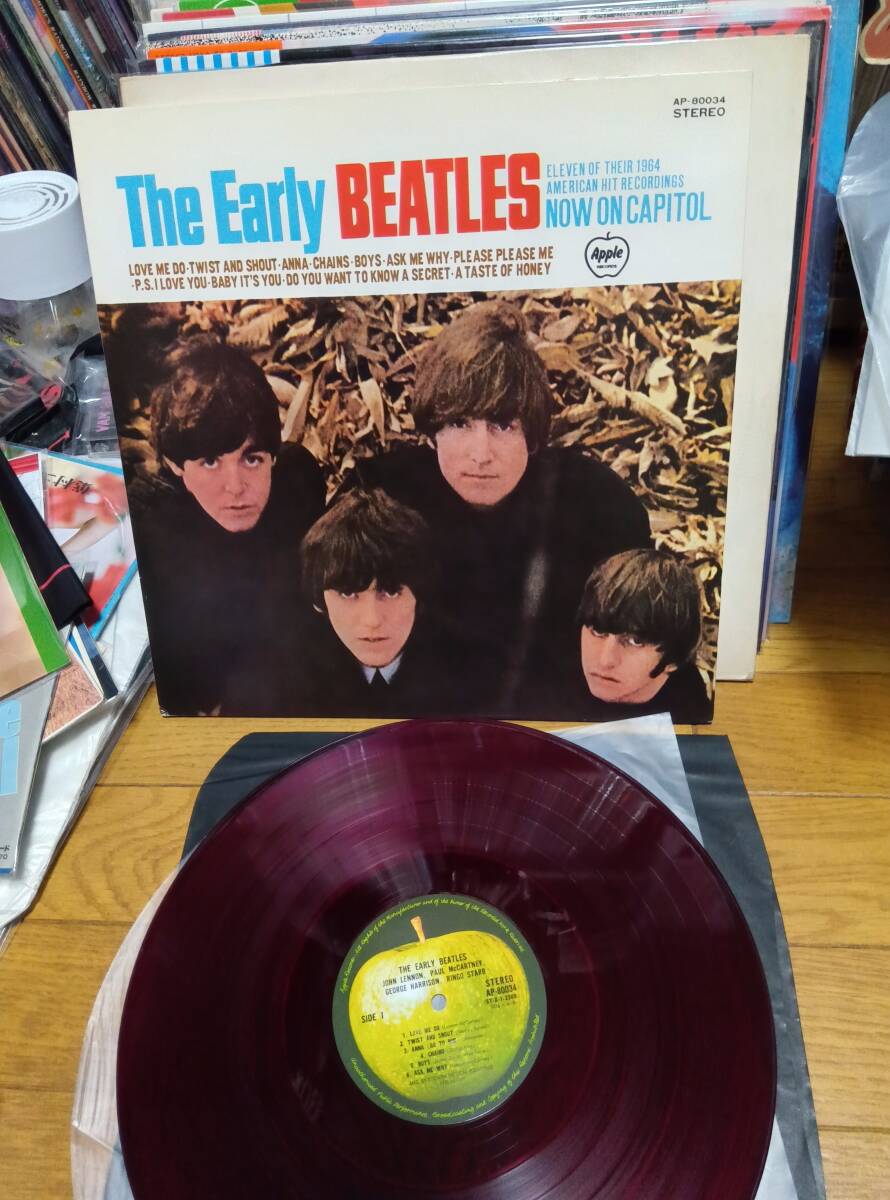 The Early BEATLES アーリー ビートルズ LP赤盤 赤鮮やか