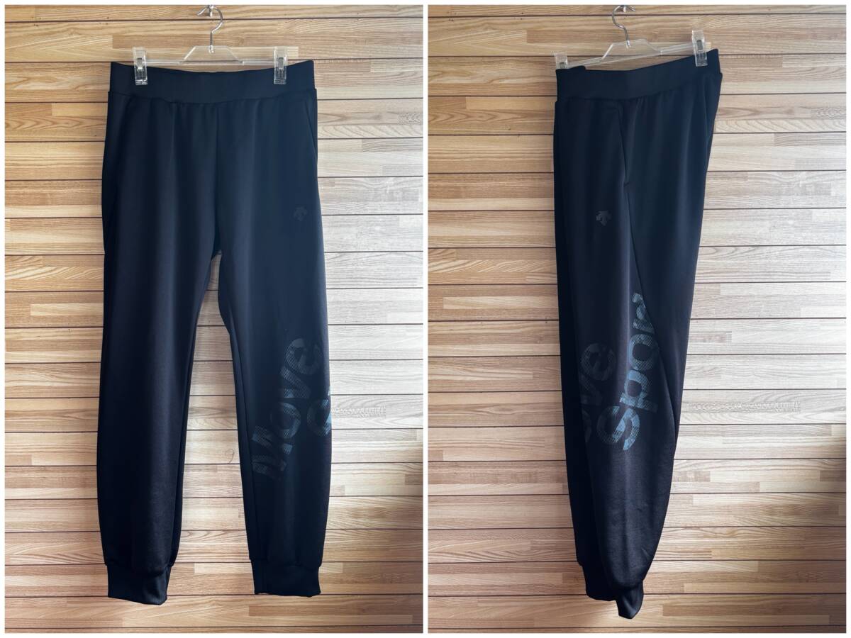 #セール★大きい サイズ XO XXL 3L★DESCENTE MOVE SPORT デサント ムーブスポーツ スウェット パンツ ロング ブラック 黒 春夏 春 秋 冬