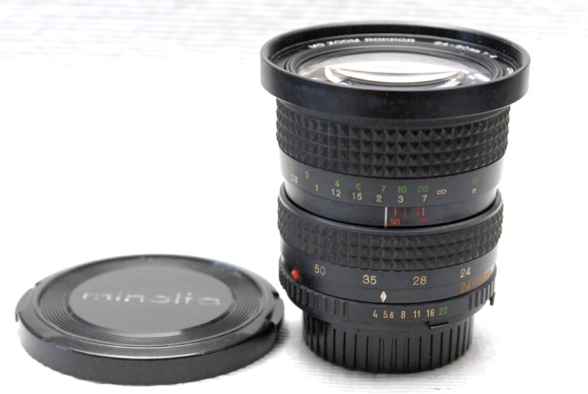MINOLTA ミノルタ 純正 MD 24-50mm MF 高級ズームレンズ 1:4 超希少品