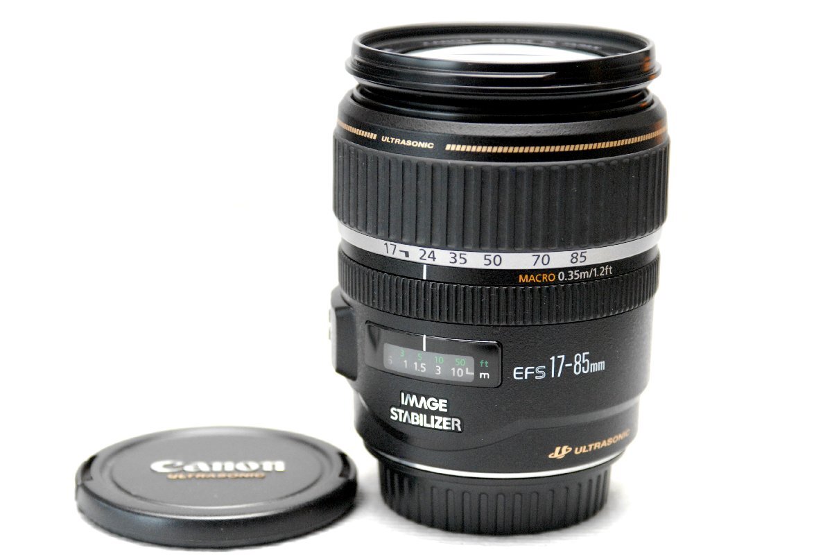 Canon キャノン純正EF-S 17-85mm AF 手振れ補正付 高級ズームレンズ (MACRO) 希少品 難あり