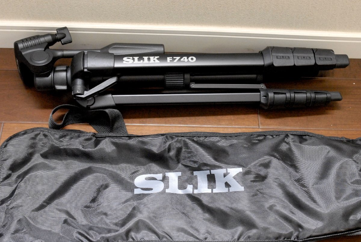（綺麗）SLIK シリク製 大型高級三脚 F750　 丈夫です