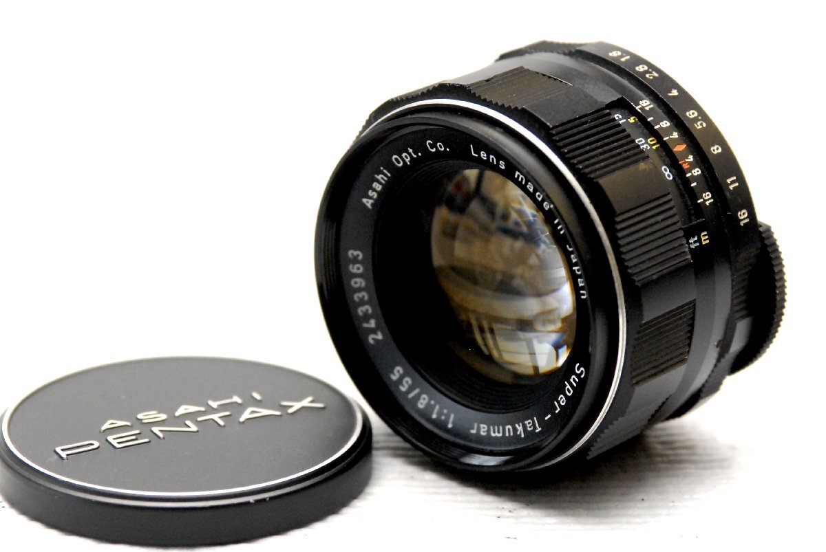 PENTAX ペンタックス 純正 M42マウント専用 55mm 単焦点レンズ 1:1.8 希少・完動品