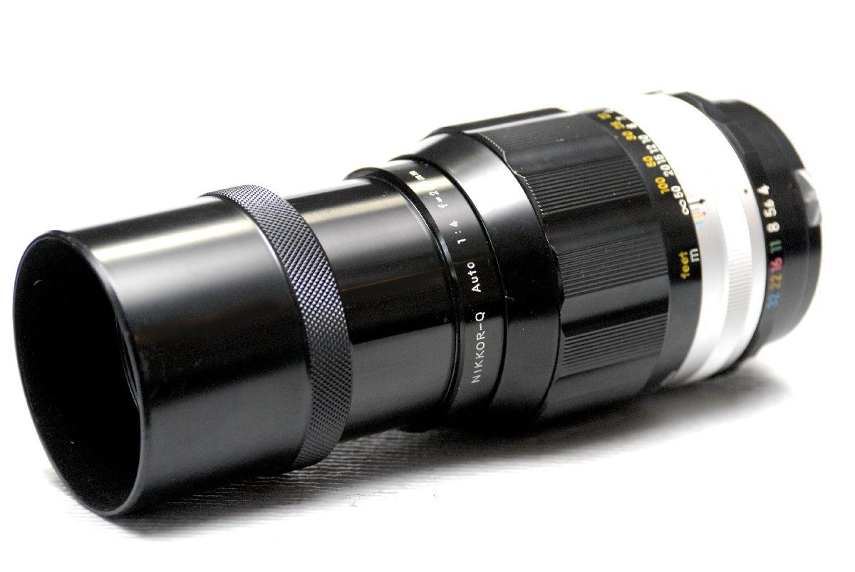 Nikon ニコン純正NIKKOR-Q 200mm 単焦点高級望遠レンズ 1:4 希少な作動品
