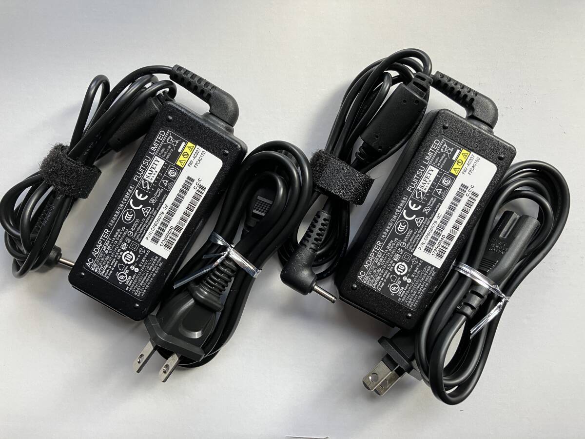 2個セット　FUJITSU 12V3A ACアダプター FMV-AC337　Tabシリーズ用 Q506 Q507 Q555 Q5011/JE、Q5011/JB 対応/