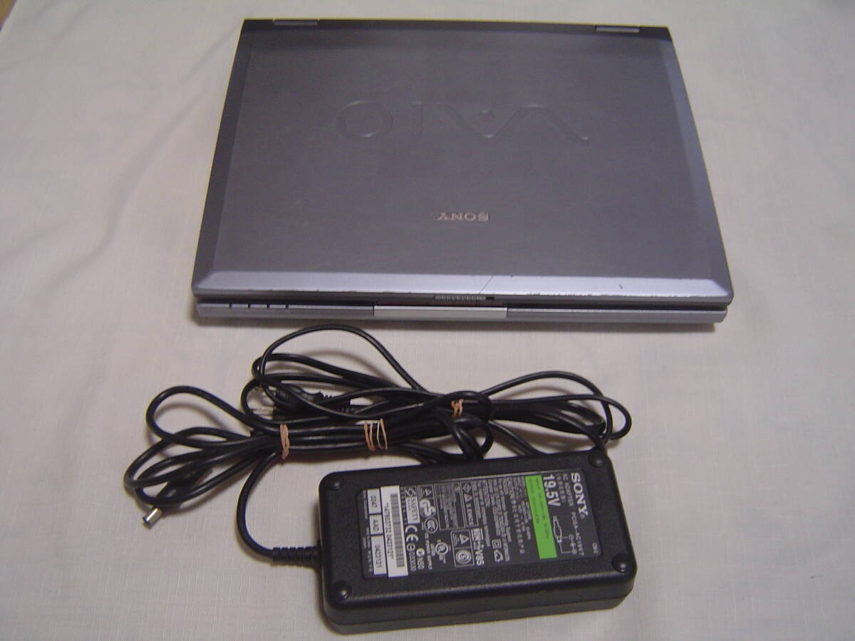 SONY VAIO PCG-GRT55F/B（PCG-8P4N）正常動作品　 Windows XP Home SP3
