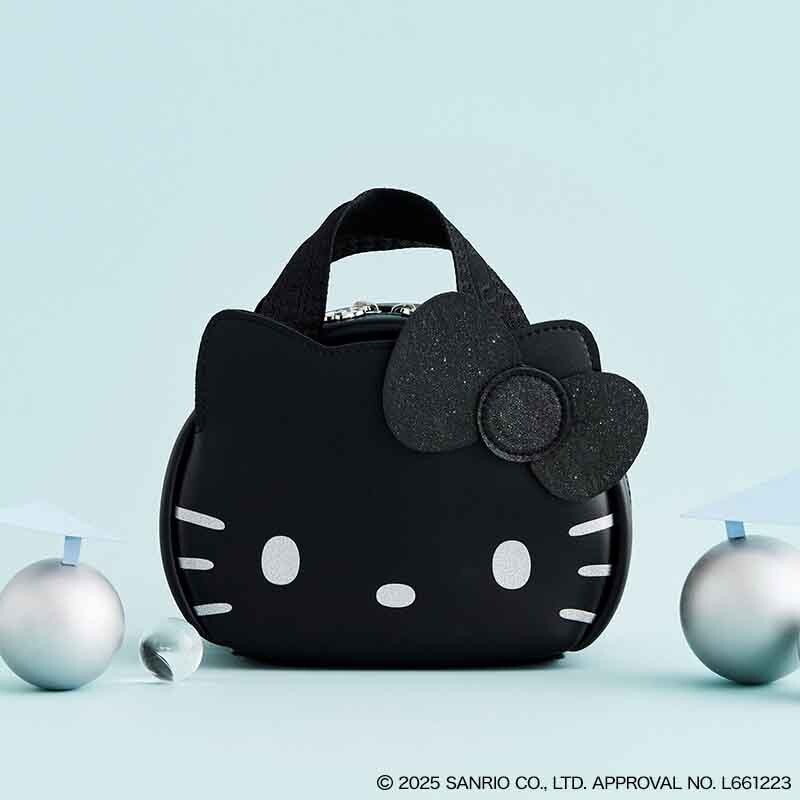 2 235 ハローキティ BLACK ver.ズボラに優しいコスメポーチ 送料450円