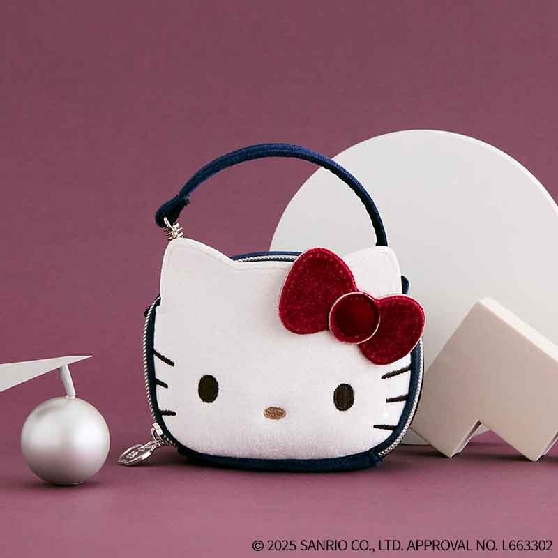 2 100 VELOUR HELLO KITTY ver. ハローキティ×ブリルミー ミニコスメポーチ 送料390円