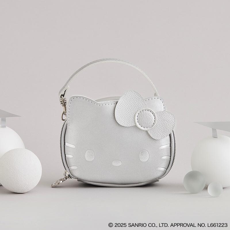 2 110 SILVER ver. ハローキティ × ブリルミー ズボラに優しいミニコスメポーチ 送料390円