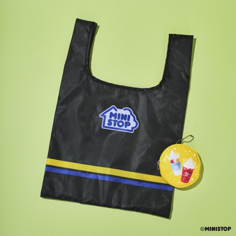 2 80 ミニストップ BLACK ハロハロポーチ＆オリジナルロゴエコバッグ 送料180円