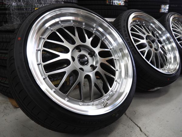 深リム メッシュ levanna V10-EX FFT 19inch 5H114.3 8.5J+42 9.5J+40 新品輸入 225/35R19 245/35R19 クラウン マジェスタ マークX カムリ