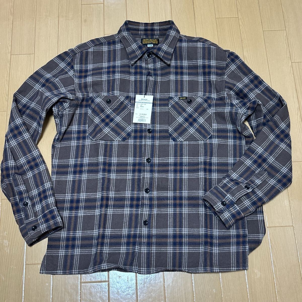 アイアンハート　ネルシャツ　IHSH-430 美品　XXL