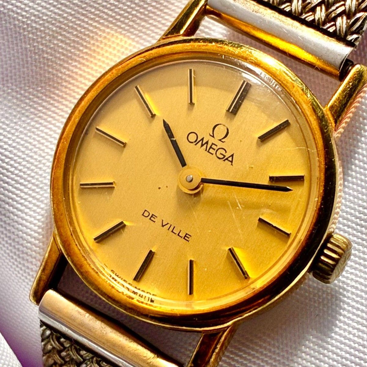 【稼働】 オメガ OMEGA デビル デヴィル 511.0554 手巻き 腕時計 ゴールド