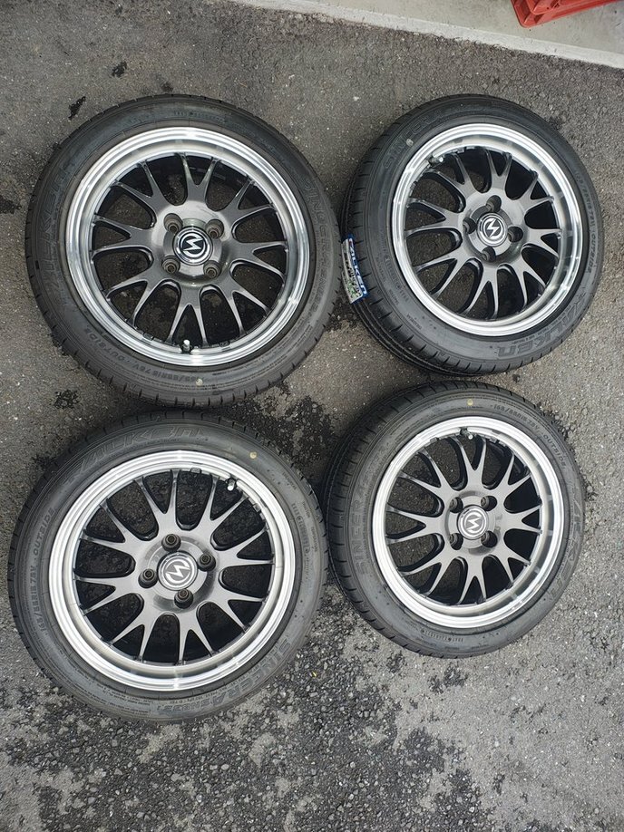 【即決】タイヤ新品☆ファルケン☆シンセラ☆BADX S-HOLD S-8M☆4.5J☆ET45☆軽自動車☆N-BOX☆タント☆スペーシア☆ムーブ