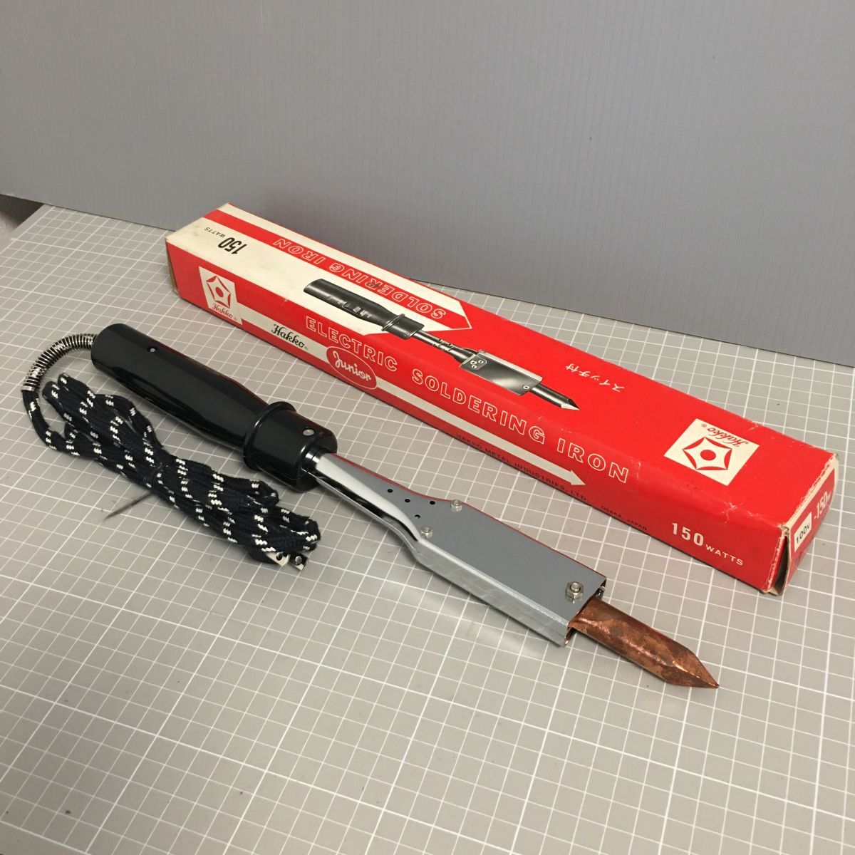 管壱か 未使用保管品 Hakko ELECTRIC SOLDERING IRON 150W はんだごて 目立つ傷汚れなし 動作未確認