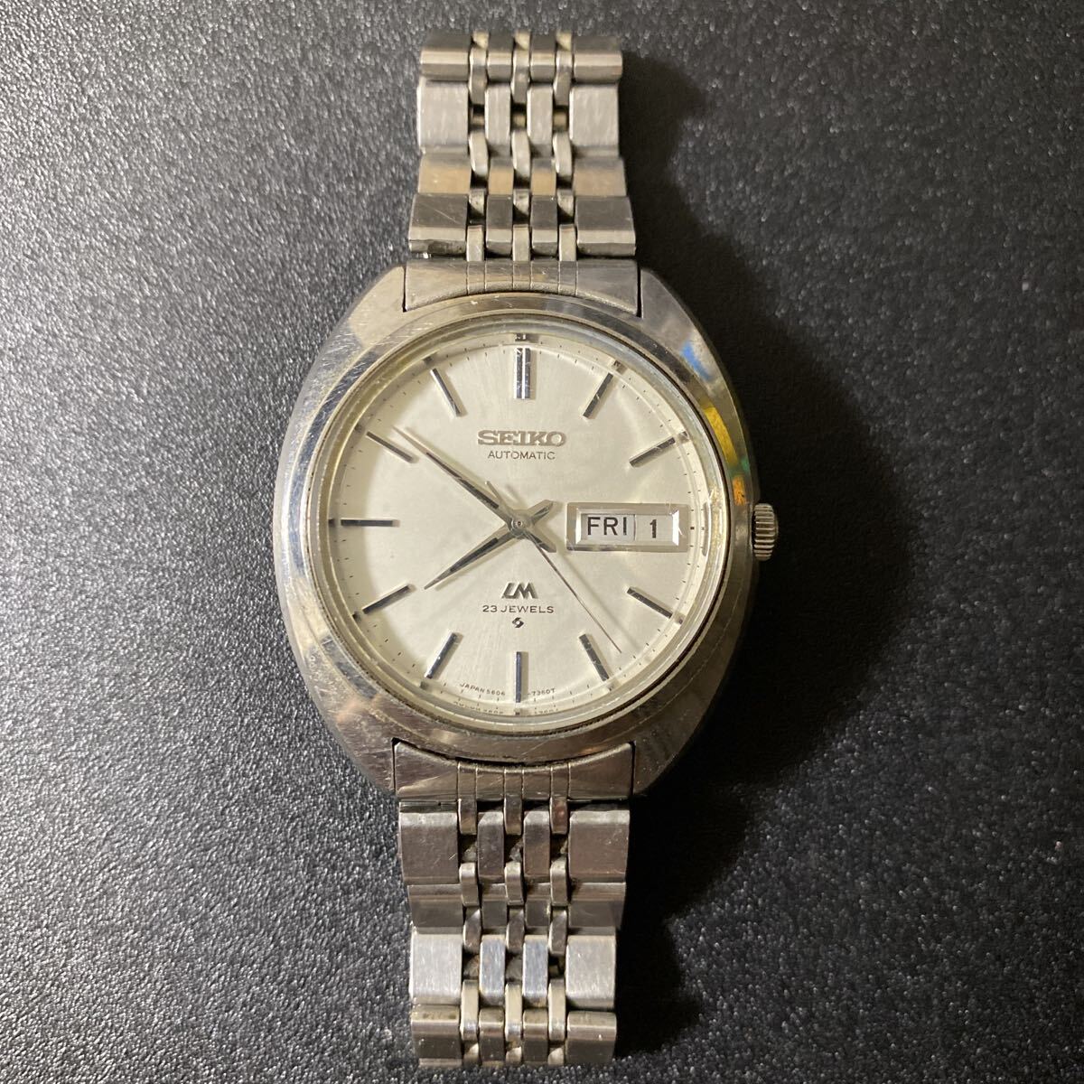 SEIKO セイコー LM 23J 腕時計 5606-7150 自動巻き 管理179