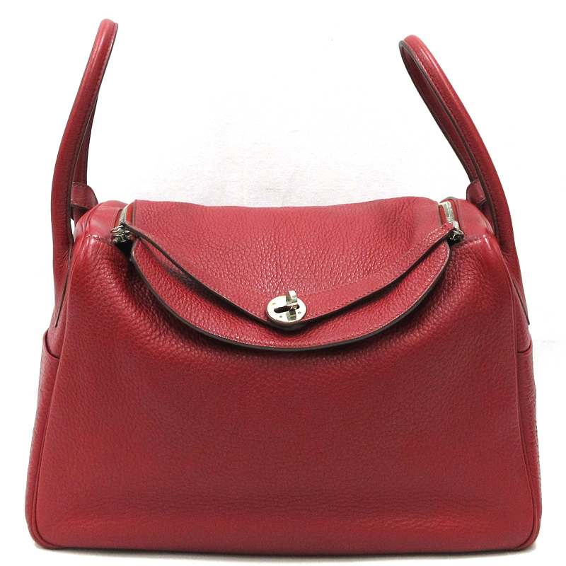【美品】HERMES／エルメス　リンディ34　トリヨンクレマンス　ルージュガランス　□N刻印　ショルダーバッグ　800020229