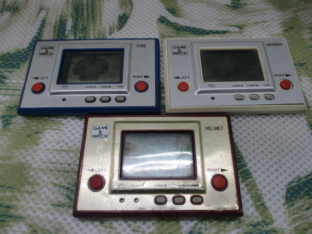 Nintendo GAME&WATCH ゲームウォッチ FIRE VERMIN HELMET まとめセット ニンテンドー 任天堂