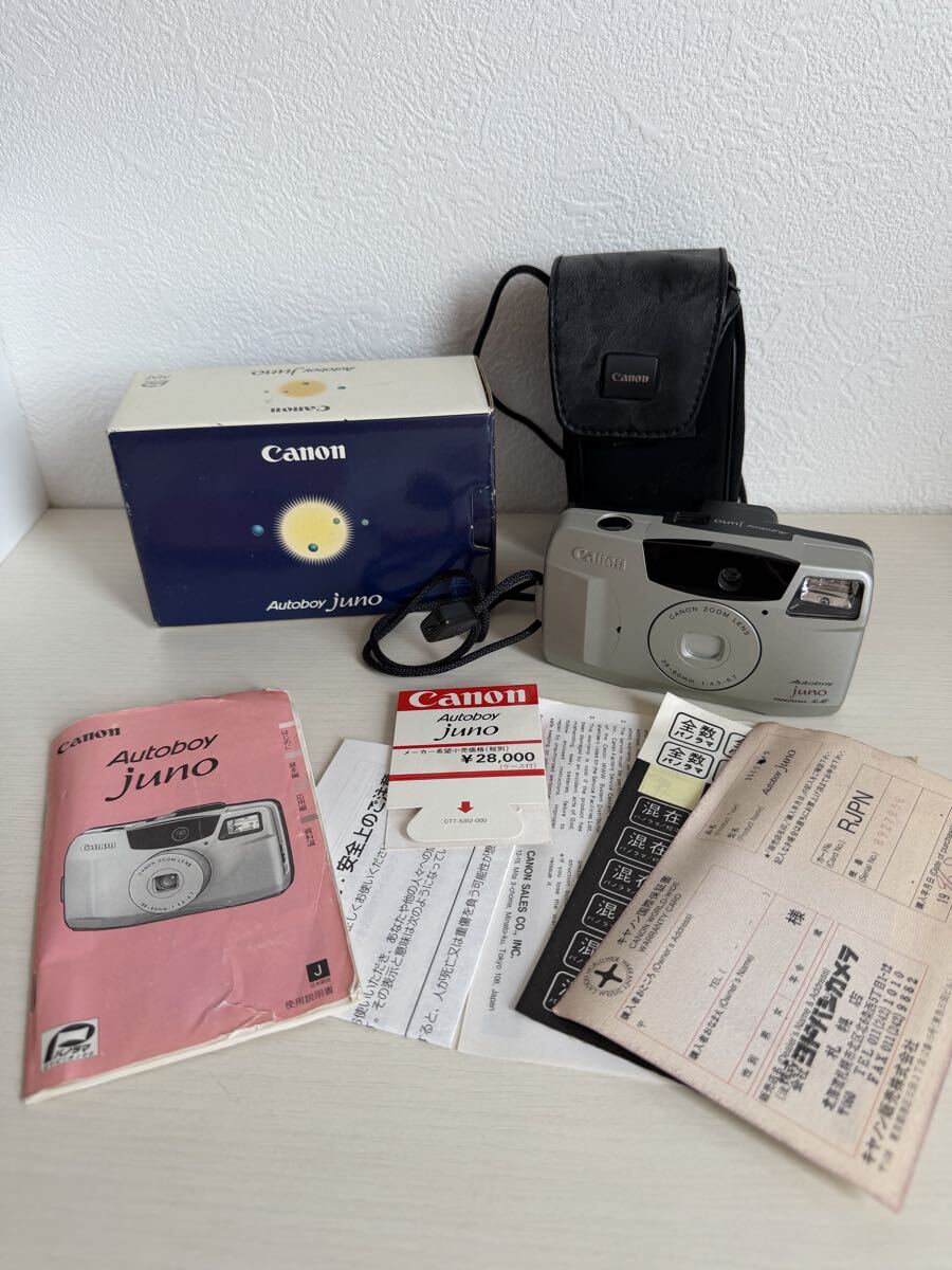 Canon キャノン Autoboy juno フィルムカメラ コンパクトフィルムカメラ