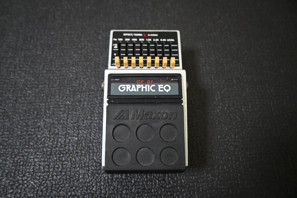 訳あり　動作現状品 Maxon GE-01 GRAPHIC EQグラフィック・イコライザー