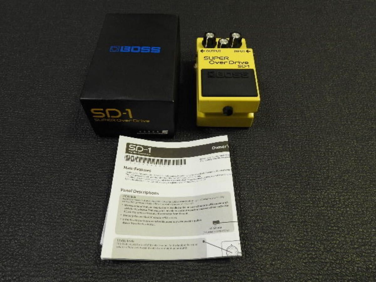 動作美品　 BOSS エフェクター　SD-1 オーバードライブ