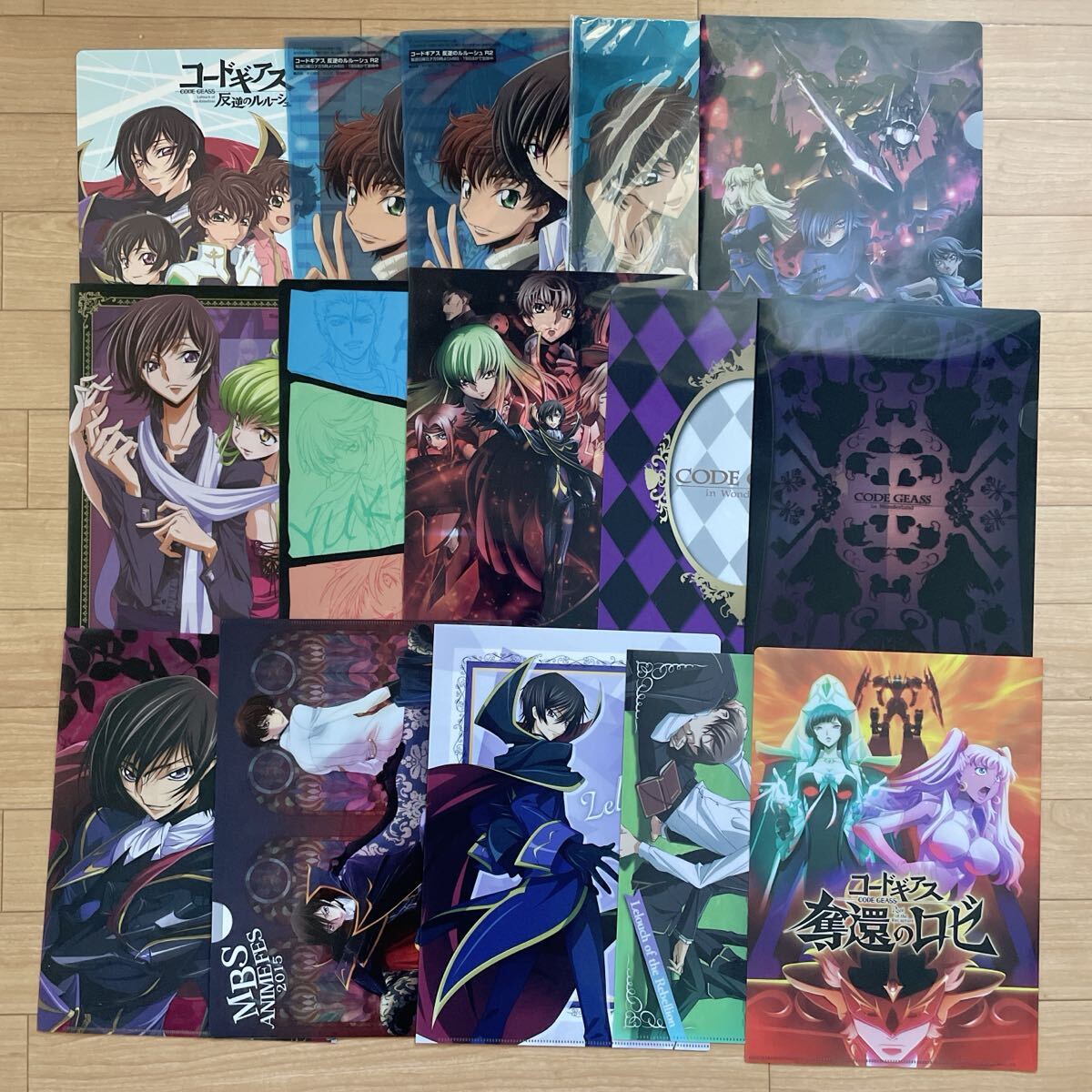 コードギアス 下敷き クリアファイル まとめ売り