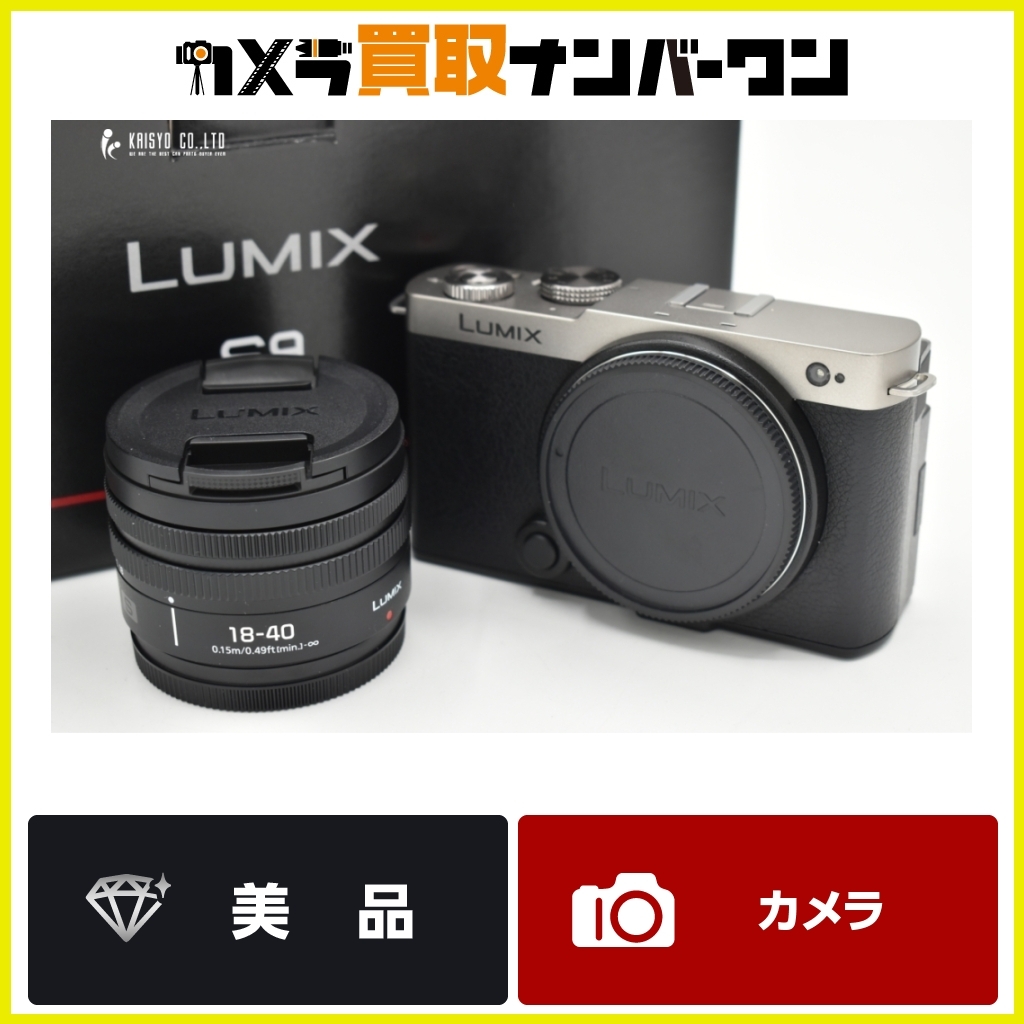 【美品☆人気モデル】Panasonic LUMIX DC-S9N-S 18-40mm F4.5-6.3 広角ズームレンズキット ダークシルバー パナソニック ルミックス