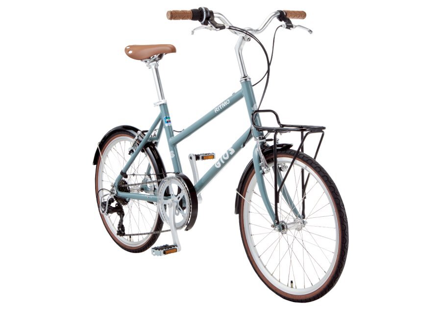 送料込 26年 GIOS ジオス RITOMO リトモ 大人気のアルミミニベロ 20型 7段変速 150-175cm グレー