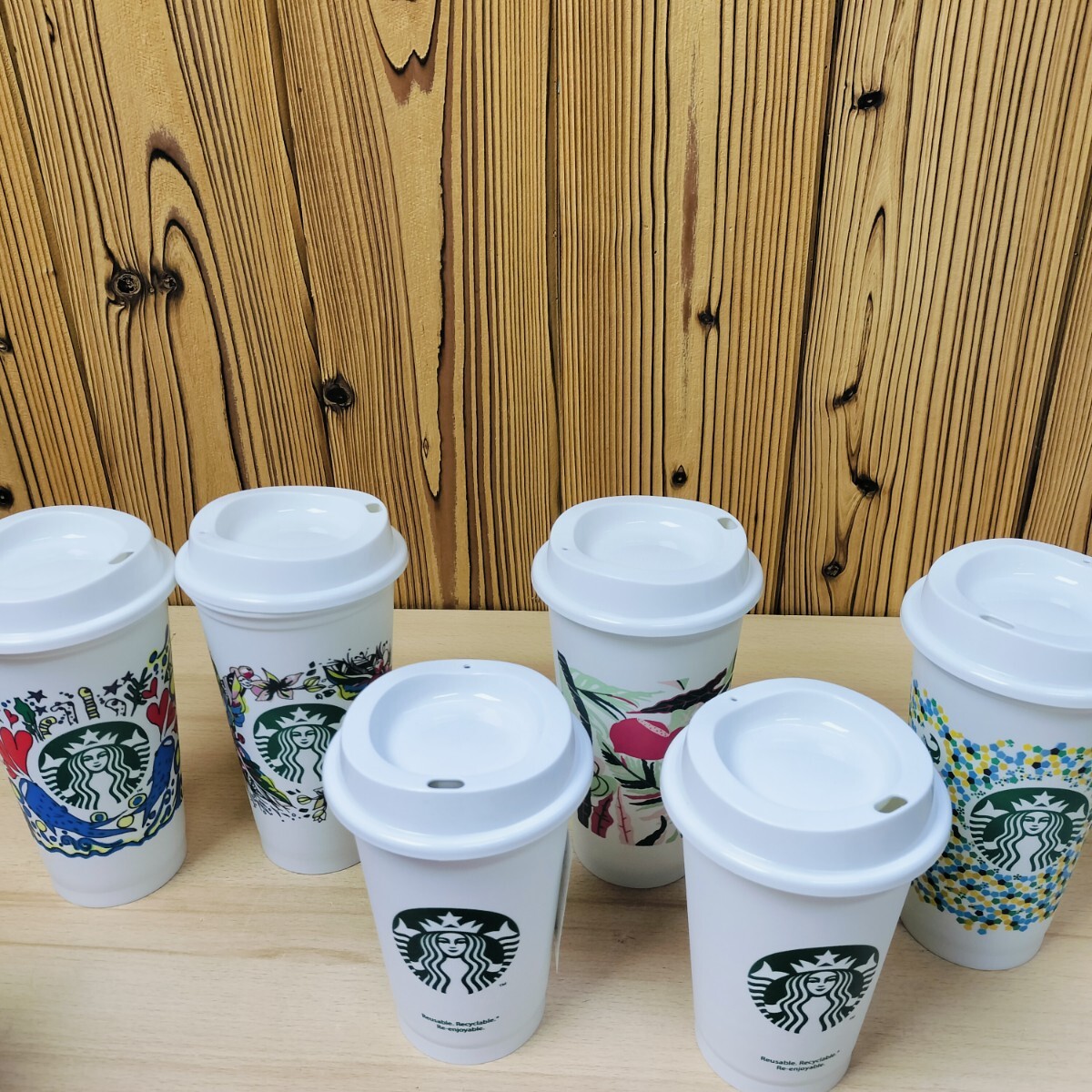 ★ STARBUCKS　 スターバックス　 リユーザブルカップ　ドリンクホールキャップベア　まとめて7点★
