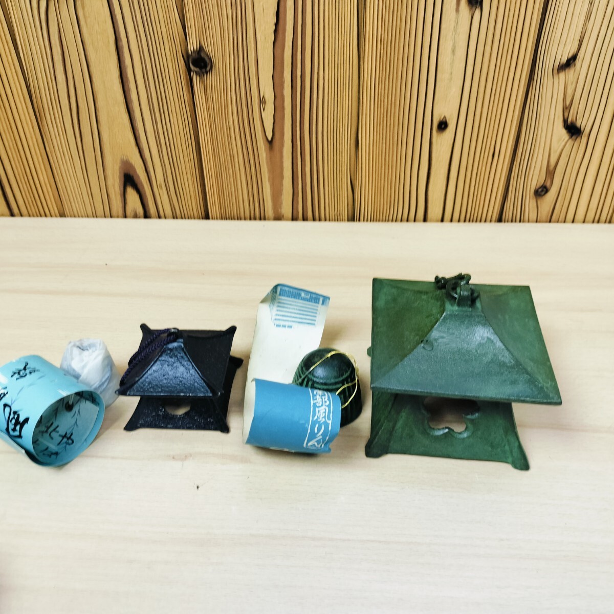 ★昭和レトロ　 南部鉄器　 風鈴　吊り灯篭風鈴　2個★