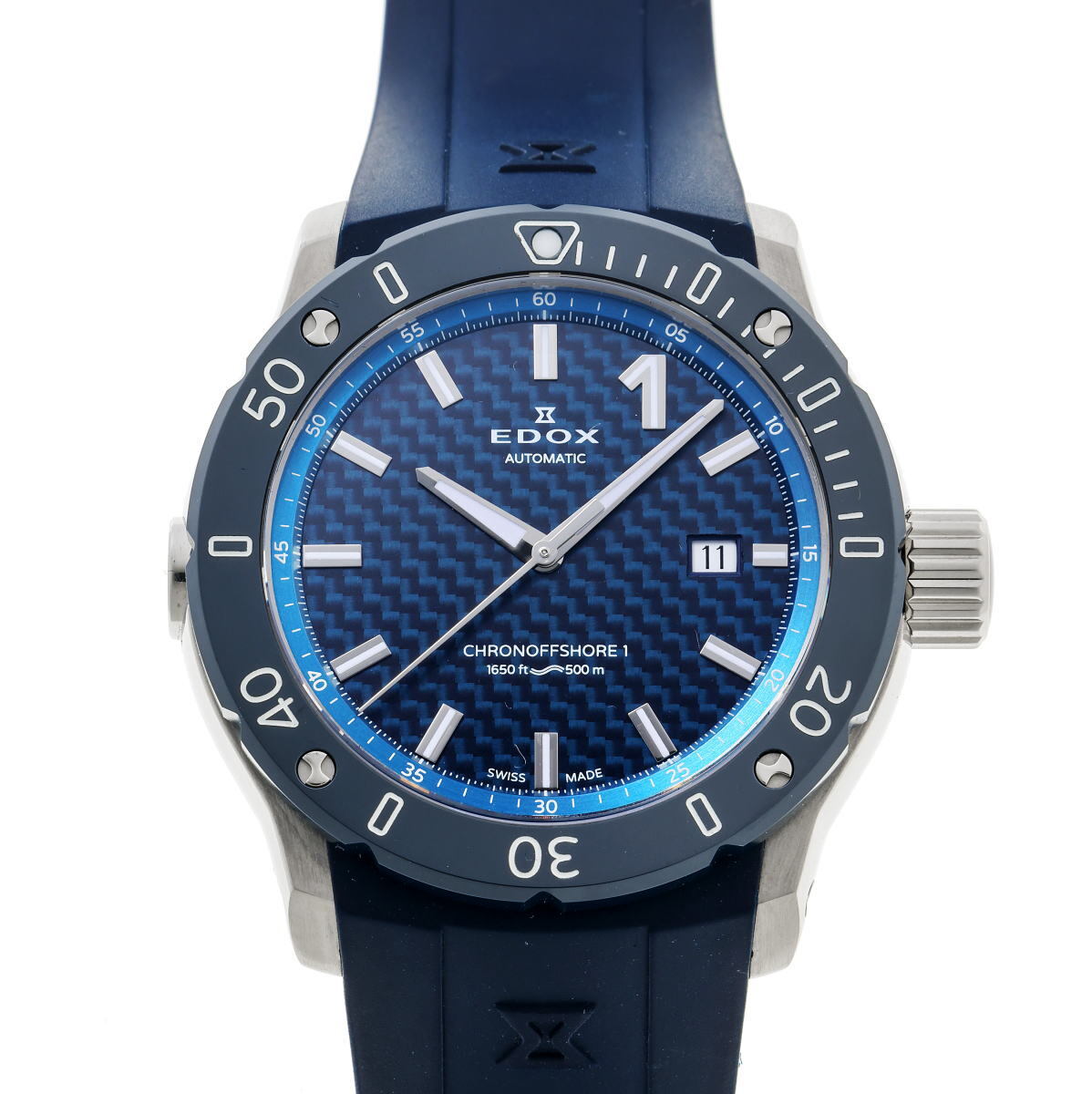 EDOX エドックス クロノオフショア1 プロフェッショナル オートマチック 80099-3BU3-BUIN3 SS / CE メンズ 時計 2510298