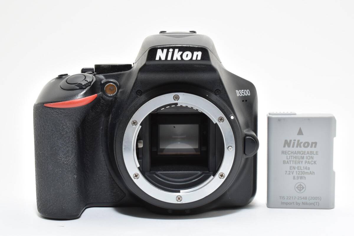 ■美品■ニコン　Nikon D3500 ボディ 【シャッター数8500回以下・動作確認済】 #9522 F.June.1926