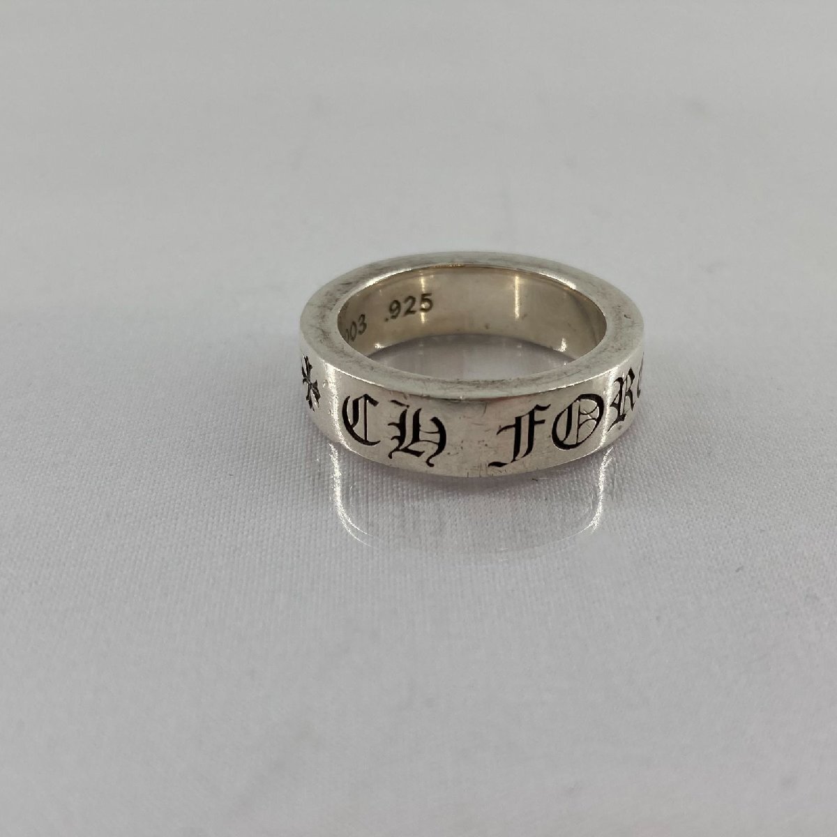 CHROME HEARTS (クロムハーツ)　6mmスペーサー　フォーエバーリング　sv925　10.8ｇ　シルバー