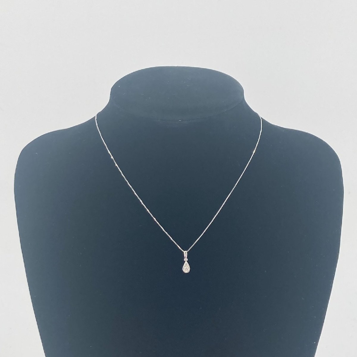 TASAKI(タサキ)　メレダイヤ　ネックレス　K18(WG)　MD0.18CT　3g　シルバー