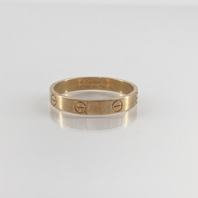 CARTIER ミニラブ（貴金属） YG750 リング・指輪 ゴールド