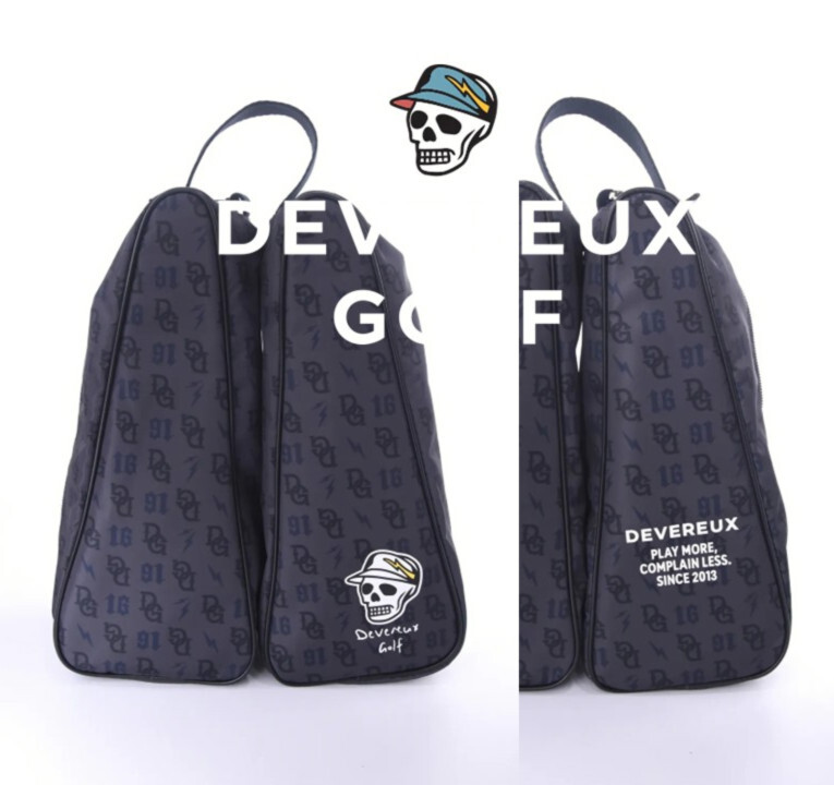 25,300円新品タグ付き【DEVEREUX GOLF デヴァローゴルフ】モノグラム総柄 シューズケース v8432