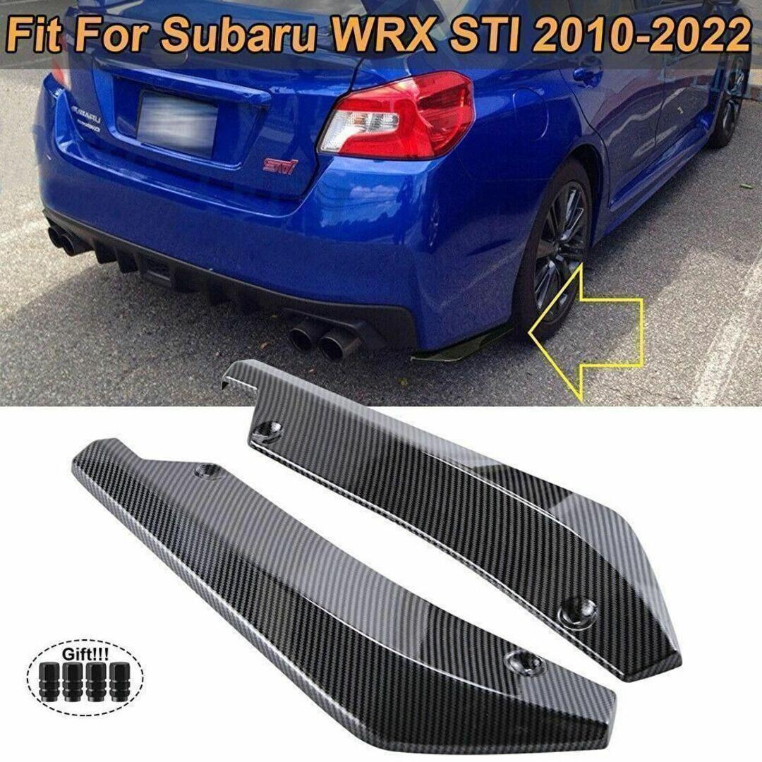 【送料無料】国内発送 スバル インプレッサ WRX STI VAB VAG S4 リアアンダーカナード リア スポイラー リヤ アンダー カナード ブラック