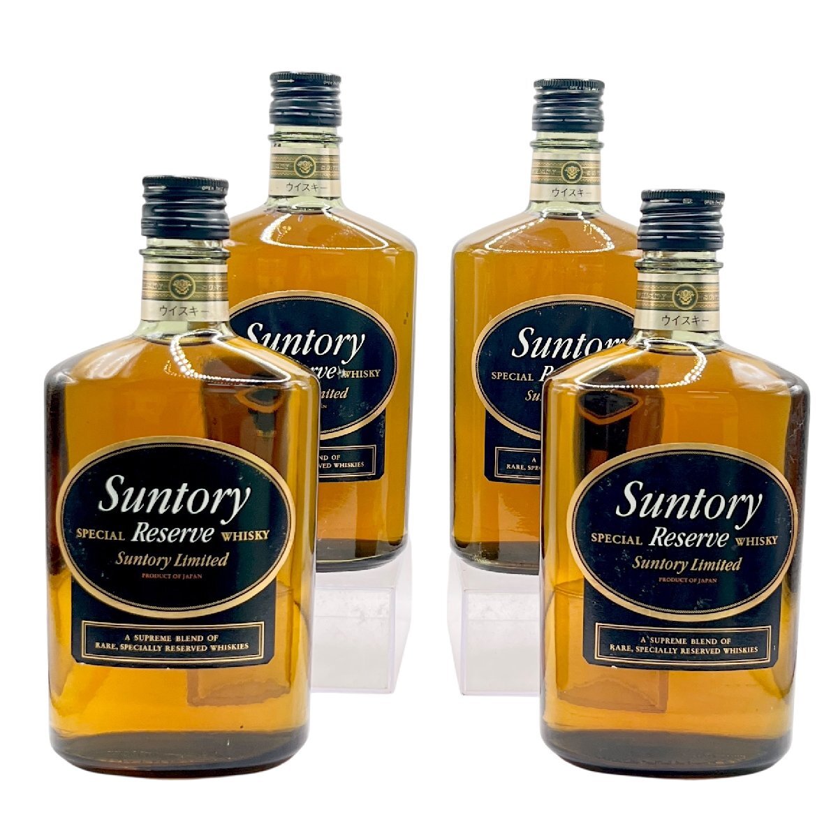 SUNTORY SPECIAL Reserve サントリー スペシャルリザーブ おまとめ ウイスキー お酒 古酒 4点 43％ 500ml 未開栓 80サイズ 蘇さ(BBY3547)