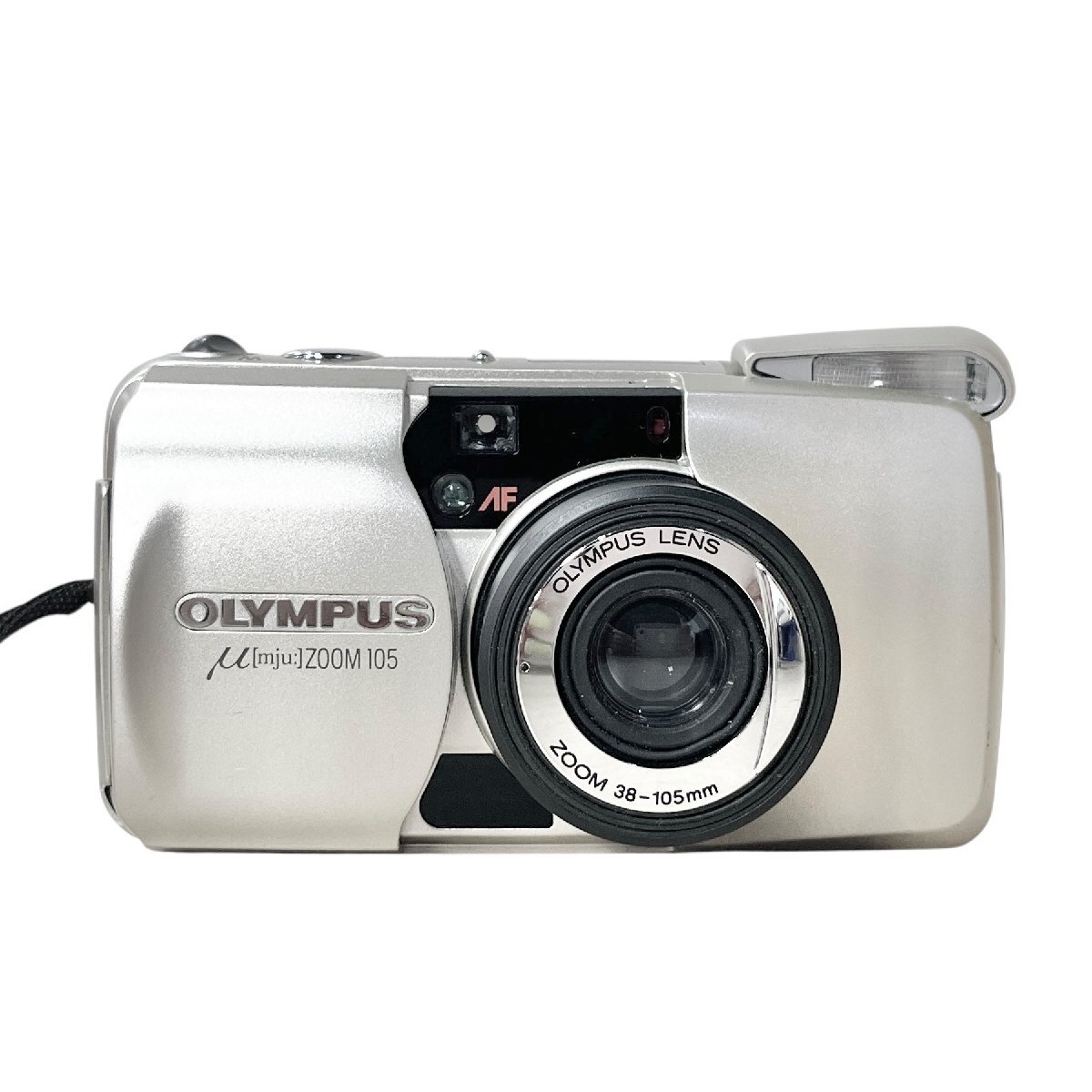 1円スタート！ OLYMPUS オリンパス カメラ フィルムカメラ M[mju:] ZOOM105 通電確認済み ジャンク品 コンパクトサイズ 蘇や(AAJ133)
