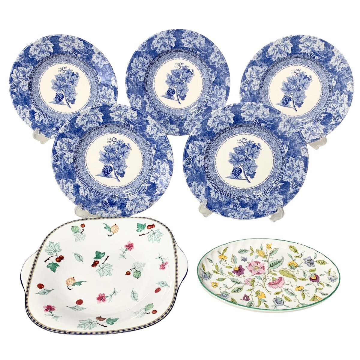 WEDGWOOD ウェッジウッド MINTON ミントン 洋食器 ヴィンテージブルー 他 プレート 皿 おまとめ 中古品 100サイズ 蘇さ(MtY2756)