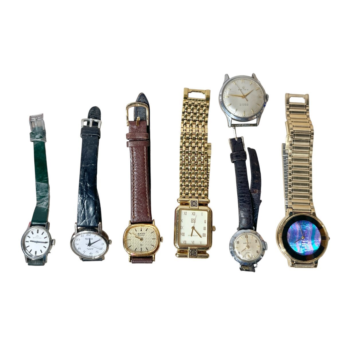SEIKO　セイコー　時計　腕時計　GIVENCHY/RICOH/RADO/MOVADO　他　トップ　おまとめ　ジャンク品　コンパクトサイズ　蘇や(TPS138)
