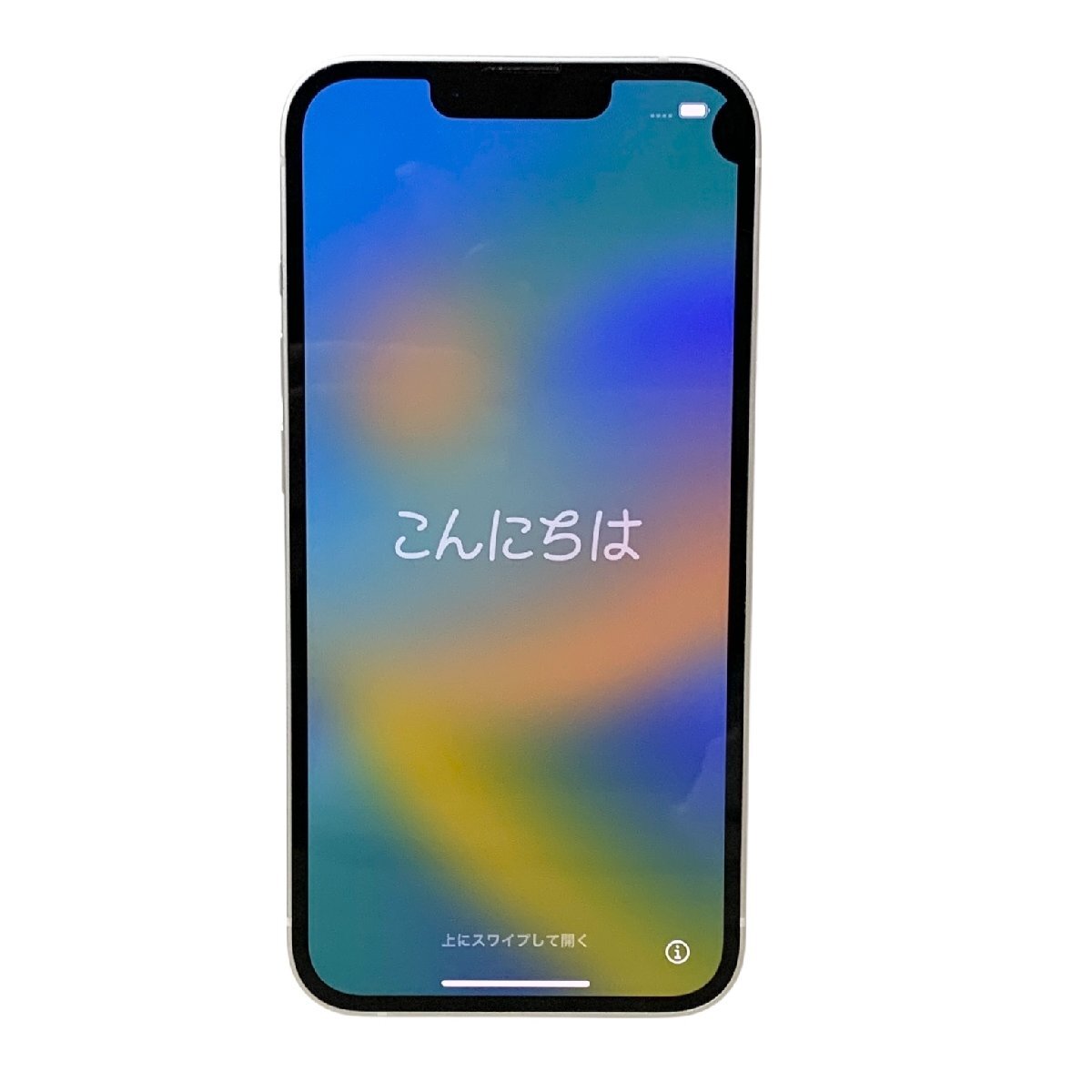 iPhone13　アイフォン　スマートフォン　スマホ　Apple　アップル　本体　ホワイト　通電確認済み　中古品　こねこ便420　蘇や(MtY2763)