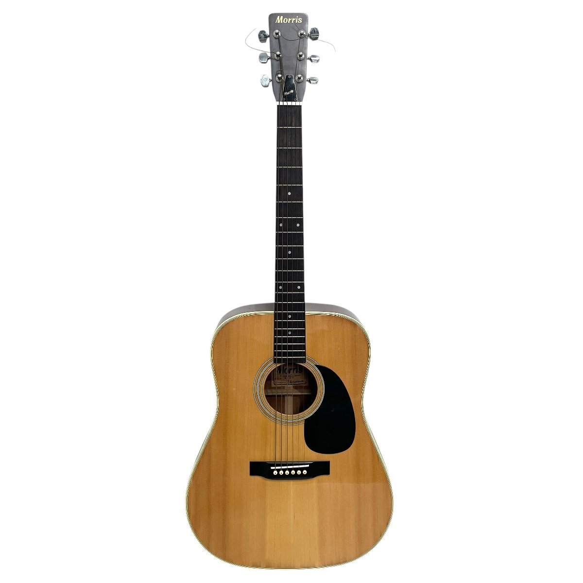 Morris　モーリス　楽器　弦楽器　W-18　アコースティックギター　アコギ　ギター　器材　ブラウン　現状品　180サイズ　蘇さ(MMY418)