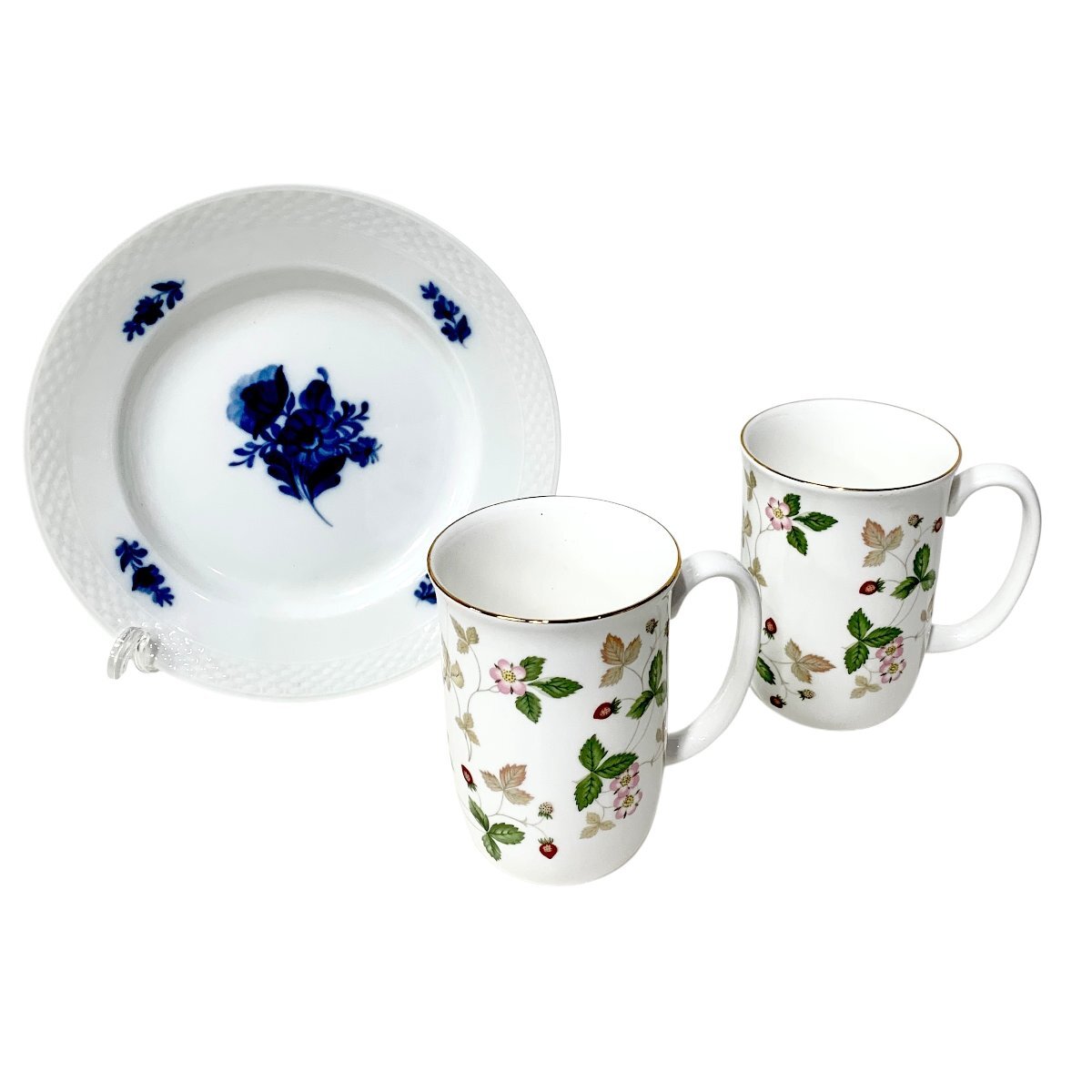 WEDGWOOD ウェッジウッド 洋食器 ROYAL COPENHAGEN ロイヤルコペンハーゲン プレート 皿 カップ おまとめ 中古品 80サイズ 蘇さ(MMY420)